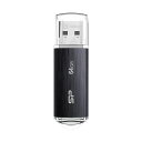 シリコンパワーUSB3.2 Gen1対応 フラッシュメモリ Blaze B02 64GB ブラック SP064GBUF3B02V1K 1個 【×3セット】 【お徳用 まとめ買い お買い得 業務用 割引 セット販売】
