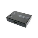MCO HDMIセレクタ FULLHD対応 3ポート HDS-FH01 / BK AV デジタル デジタル家電 PC PC周辺機器 PCアクセサリー PCサプライ・消耗品 家電 テレビ・周辺機器 テレビ・周辺機器