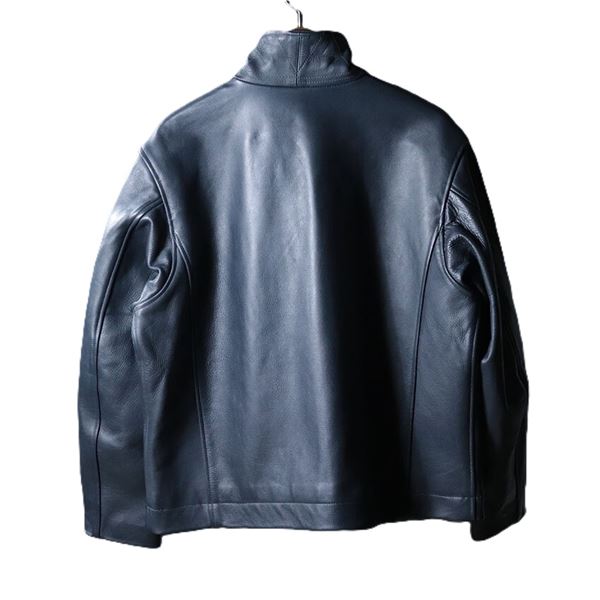 フランス空軍レザージャケットレプリカ グレー (サイズ96)