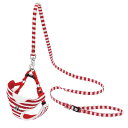 WanWan Casual マリンベストハーネス&リード SS レッド 【 リード ハーネス ペットフード ・ ペット用品 犬 犬用品 PET 犬 グッズ DOG 】(4)