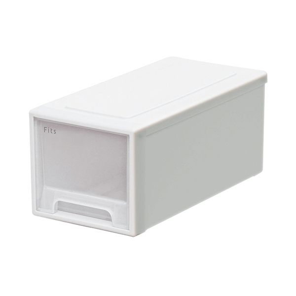 天馬 Fitsフィッツケース 45-22 ホワイトクリア 1個