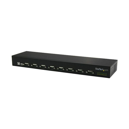 StarTech.com USB-8ポート対応シリアルRS232C 変換ハブ ブラック ICUSB23208FD 1台 StarTech.com USB-8ポート対応シリアルRS232C 変換ハブ ブラック ICUSB23208FD 1台