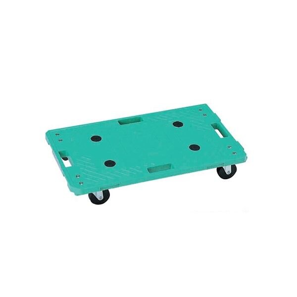 【2個セット】 RBジョイントキャリー 【 3インチ エラストマー車 自在×4車輪 グリーン】 連結 ...