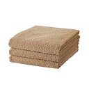 TANOSEE 【お徳用セット】 TANOSEE バスタオルライトブラウン 1パック (3枚) 【×5セット】 【お徳用 まとめ買い お買い得 業務用 割引 セット販売】 リネン タオル バスタオル