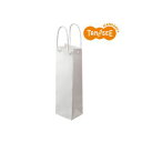 TANOSEE 【お徳用セット】 TANOSEE 手提袋 丸紐 白無地・ワインボトル用 30枚入×10パック 【お徳用 まとめ買い お買い得 業務用 割引 セッ...