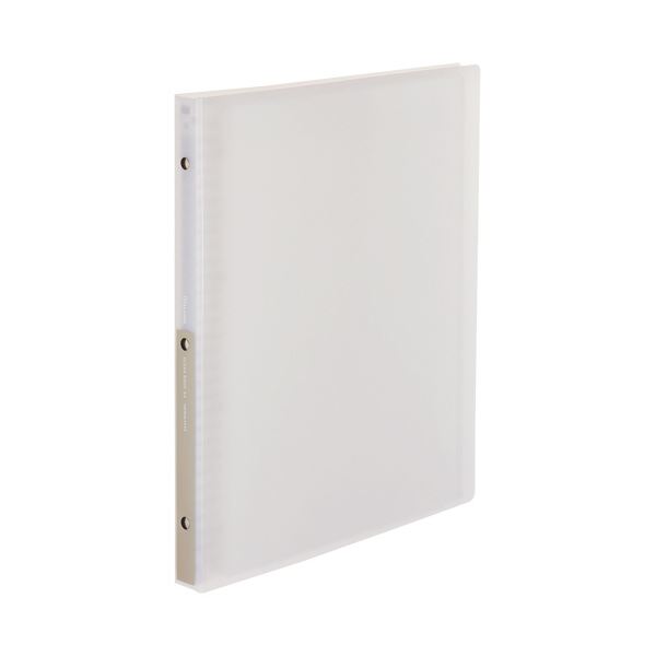 【KOKUYO】 コクヨ 事務用品 KOKUYO クリヤーブック （Glassele） 替紙式 A4タテ 30穴 15ポケット付属 背幅26mm オフホワイト ラ-GL720W1冊 【×10セット】 【 まとめ買い お買い得 業務用 割引 オフィス用品 文房具 事務用品】 ファイル・バインダー ファイル