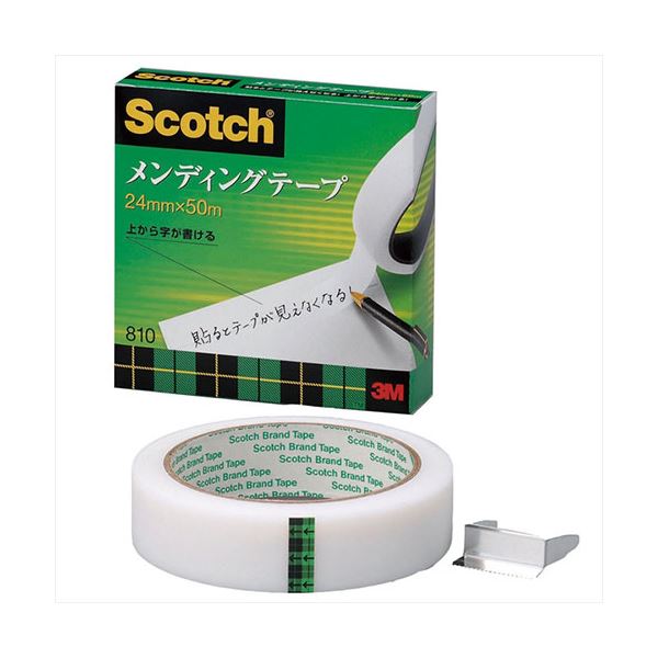 3M Scotch スコッチ メンディングテープ 24mm×50m 3M-810-3-24 日用品雑貨・文房具・手芸 文房具・事務用品 文具 オフィス用品 文房具 事務用品 テープ・接着用具のサムネイル