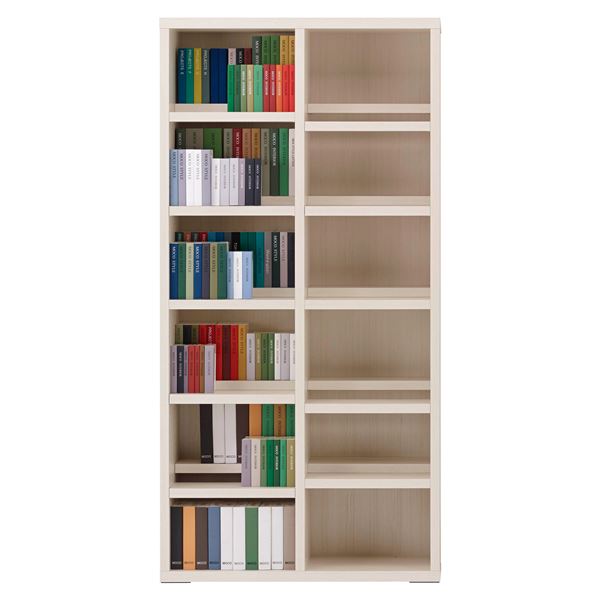 フナモコ コミックシェルフ ハイタイプ 【幅90×180cm】 ホワイトウッド CBS-90T インテリア 家具 収納..