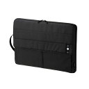 サンワサプライ カジュアルPCインナーケース (15.6型ワイド) IN-CA15BK 【×2セット】 【お徳用 まとめ買い お買い得 業務用 割引 セット販売】|詳細画像