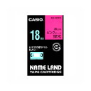 カシオ ネームランド用テープカートリッジ 蛍光テープ 5.5m XR-18FPK 蛍光ピンク 黒文字 1巻5.5m入 【×2セット】 【お徳用 まとめ買い お買い得 割引】 プリンタ インク インクカートリッジ トナー カシオ(CASIO)用(2)