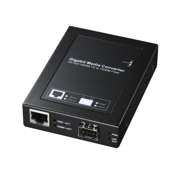 サンワサプライ 光メディアコンバータ LAN-EC212RF ノイズの影響を受けず、ギガビット長距離ネットワークに最適の光メディアコンバータデジタル家電 家電 パソコン・周辺機器 ネットワーク機器