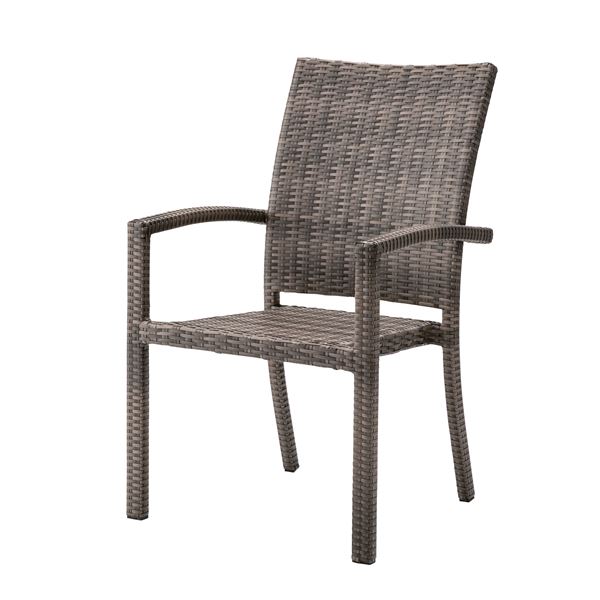 ダイニングチェア パーソナルチェア 幅58cm メッシュ柄 肘付き ポリエチレン アルミ リビング 在宅ワーク 店舗 インテリア家具 【椅子 チェアー 業務用 PC オフィス オフィスチェアー チェア 会議室 PCチェアー】