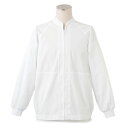 医療 介護 工場用制服 白衣 / ユニフォーム 白衣 医療 作業着 【男女兼用 ラグラン袖 Mサイズ / ホワイト】 インナーネット付 袖口フライス 『workfriend』 SKA290N 【 医療 病院 食品工場 研究所 介護用品 栄養士 介護士 シルバーケア 医療 制服 】(4)