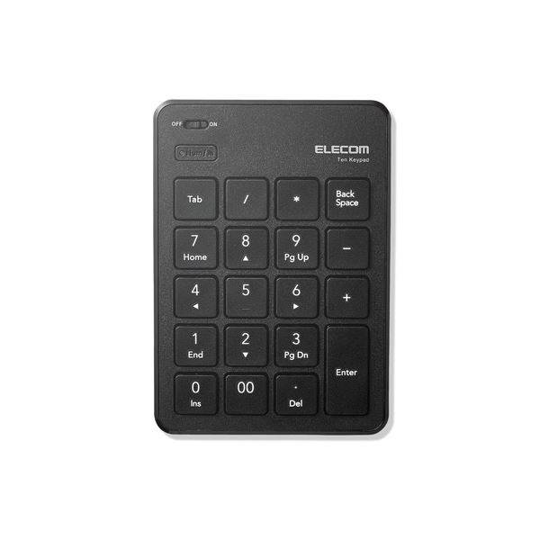 ELECOM エレコム PC機器 Bluetoothテンキーパッド / パンタグラフ / 薄型 / ブラック TK-TBP020BK