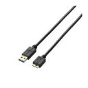 ELECOM エレコム USB3.0ケーブル (A-microB) USB3-AMB10BK 【×3セット】 【お徳用 まとめ買い お買い得 業務用 割引 セット販売】(2)