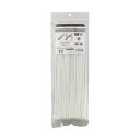 (まとめ売り:セット販売) オーム電機 ロックタイ 300mm 白 LT-300W100WH 1袋(100本) 【×5セット】