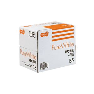 TANOSEE 【お徳用セット】 TANOSEE PPC用紙 Pure White B5 1箱 (2500枚:500枚×5冊) 【×10セット】 【お徳用 まとめ買い お買い得 業務用 割引 セット販売】