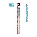 透明性・耐久性に優れた方眼アクリル定規30cm 【お徳用セット 12個セット 】 32-365 日用品雑貨・文房具・手芸 文房具・事務用品 文具 オフィス用品 文房具 事務用品 製図用品 定規