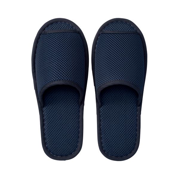 TANOSEE 【お徳用セット】 TANOSEE ウォッシャブル メッシュスリッパ ネイビー 1足 【×5セット】 【お..