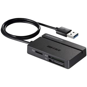 バッファロー (サプライ) USB3.0 マルチカードリーダー スタンダード ブラック BSCR100U3BK