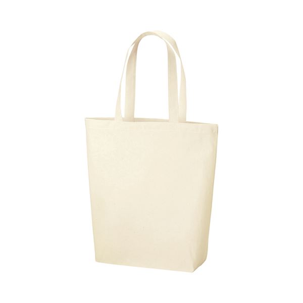 【お徳用セット まとめ買い 割安 セット販売】 ジーナス コットンバッグ トート型 ヨコ370×タテ360×マチ幅100mm 98100 1パック(10枚) 【×4セット】