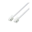 ELECOM エレコム ツメ折れ防止モジュラーケーブル MJ-T3WH 【×10セット】 【お徳用 まとめ買い お買い得 業務用 割引 セット販売】(2)