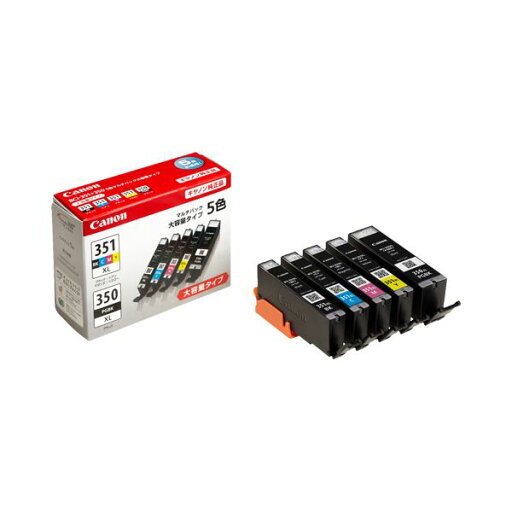 キヤノン Canon インクタンク BCI-351XL+350XL / 5MP 5色マルチパック 大容量 6552B001 1箱 (5個:各色1個) 【×3セット】 【お徳用 まとめ買い お買い得 業務用 割引】 プリンタ PCサプライ プリンターインク インク インクカートリッジ キャノン(CANON)用 キヤノン Canon インクタンク BCI-351XL+350XL / 5MP 5色マルチパック 大容量 6552B001 1箱 (5個:各色1個) 【×3セット】 【お徳用 まとめ買い お買い得 業務用 割引】 プリンタ PCサプライ プリンターインク インク インクカートリッジ キャノン(CANON)用