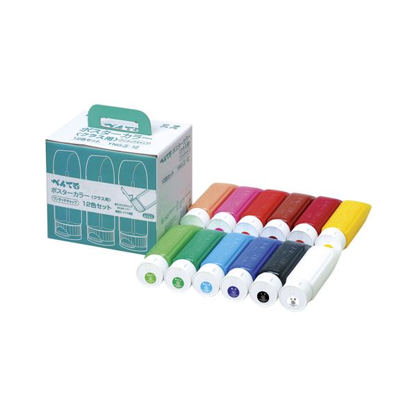 ぺんてる ポスターカラー 12色 YNG3-12 ホビー 玩具 遊び道具 おもちゃ 画材・絵具 画材・絵具 画材・絵具 画材・絵具