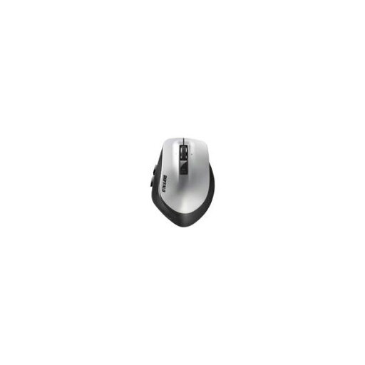 BUFFALO バッファロー BSMLW500MSV Premium Fitマウス 無線 / レーザー式 / 静音 / 5ボタン / 横スクロール / Mサイズ / シルバー BUFFALO バッファロー BSMLW500MSV Premium Fitマウス 無線 / レーザー式 / 静音 / 5ボタン / 横スクロール / Mサイズ / シルバー