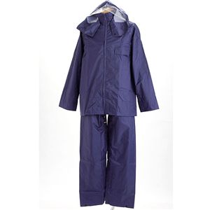 レインウェア セットアップ EL 3L ネイビー 耐水圧1000mm 防水 雨具 レインコート 雨がっぱ 合羽 カッパ かっぱ 通勤 通学ファッション トップス...
