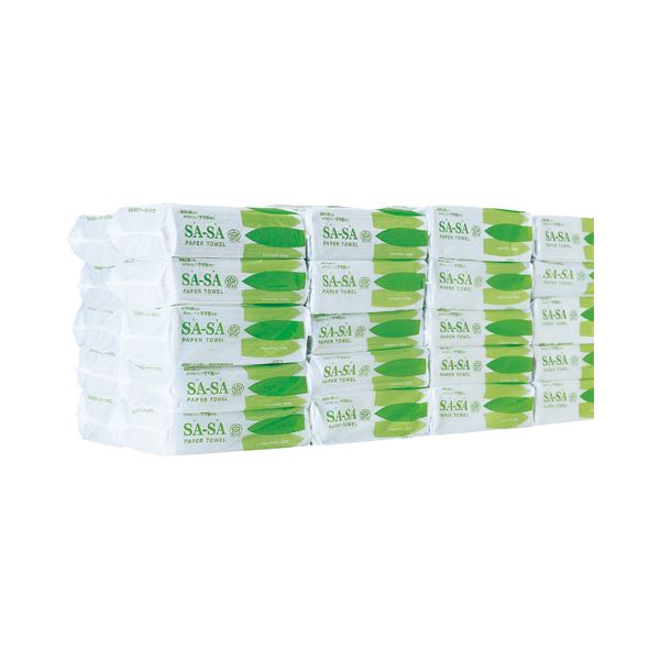 太洋紙業 SA-SAペーパータオル 200枚 / パック SA2025 1セット （25パック） 【×2セット】 【お徳用 まとめ買い お買い得 業務用 割引 セット販売】 （ 掃除用品 文房具・事務用品 生活雑貨 オフィス用品 日用品雑貨 日用消耗品 文房具 お掃除 ）