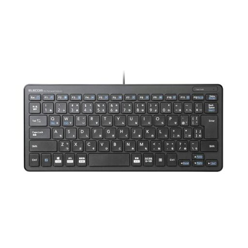 ELECOM エレコム PC機器 有線ミニキーボード / パンタグラフ式 / 薄型 / ブラック TK-FCP096BK ELECOM エレコム PC機器 有線ミニキーボード / パンタグラフ式 / 薄型 / ブラック TK-FCP096BK