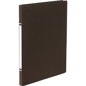 TANOSEE タノシー(大塚商会) クランプファイル(紙表紙) A4タテ 100枚収容 背幅18mm 茶 1冊 【×20セット】 【 セット販売 まとめ買い ...