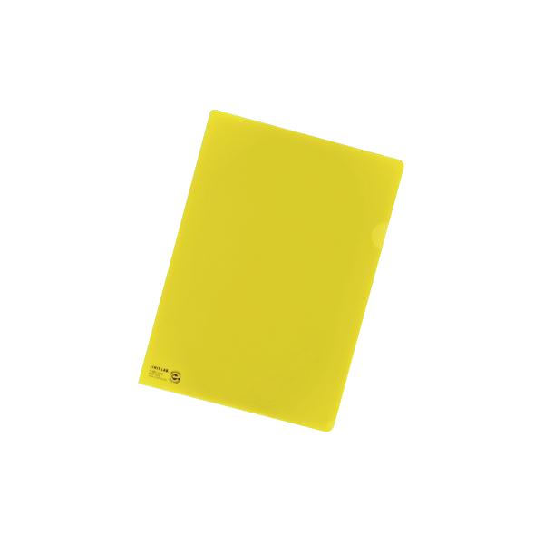 リヒトラブ カラークリヤーホルダー A4判 F-78EC-5 黄 1枚入 【×50セット】 【お徳用 まとめ買い お買..