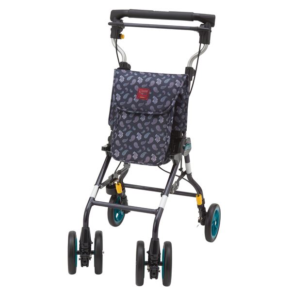 シルバーカー ライトステップタイニーWヌーボー （4）ペイズリーネイビー TNYWN-PNB