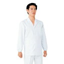 workfriend 調理用白衣男子衿付長袖 SKA310 5Lサイズ 【 作業着 制服 ユニフォーム 白衣 業務用 医療 病院 食品工場 研究所 介護用品 栄養士 介護士 シルバーケア 】