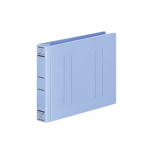 【セット販売】コクヨ フラットファイル（PPワイド）B6ヨコ 250枚収容 背幅30mm 青 フ-HW18NB 1セット（10冊）【×2セット】