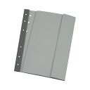 桜井 エコメディアファイル スリムA4 6穴 グレー EMFA4GS 1パック (5冊) 【×10セット】 【お徳用 まとめ買い お買い得 業務用 割引 セット...