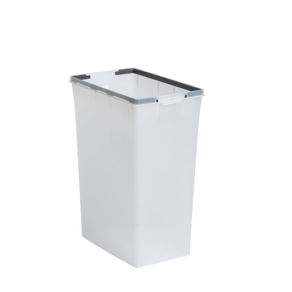 ダストボックス ゴミ箱 #45 半透明 本体のみ 単品 容量：46L ポリプロピレン 蓋別売 エコン インテリア雑貨 生活用品 （ 掃除用品 事務用品 清掃 オフィス用品 日用品雑貨 ゴミ箱 ダストボックス お掃除 ）(3)