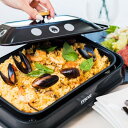 moz 3WAYホットプレート ブラック 家電 キッチン家電 キッチン用品・食器・調理器具 日用雑貨・キッチン用品 キッチン 台所用品 ホットプレート