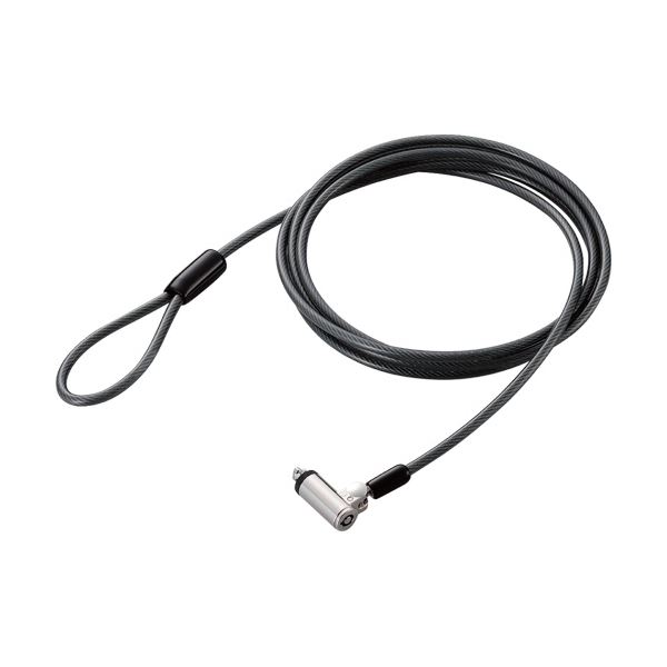 ELECOM エレコム セキュリティワイヤーロックスタンダード シリンダー錠 ESL-7T 1本 【×3セット】 【お徳用 まとめ買い お買い得 業務用 割引 セット販売】