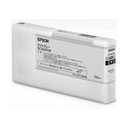【EPSON メーカー純正品 EPSON 】 エプソン インクカートリッジ 200mlライトグレー SC12LGY20 1個 【インク インクカートリッジ トナー カートリッジ 印刷 業務用 コピー プリンター】 プリンタ PCサプライ・消耗品 エプソン(EPSON)用 【EPSON メーカー純正品 EPSON 】 エプソン インクカートリッジ 200mlライトグレー SC12LGY20 1個 【インク インクカートリッジ トナー カートリッジ 印刷 業務用 コピー プリンター】 プリンタ PCサプライ・消耗品 エプソン(EPSON)用