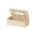 PP編み ティッシュケース / 収納ケース 【ベージュ】 26×13×高さ7.5cm 【×48個セット】 【お徳用 まとめ買い お買い得 業務用 割引 セット販売】