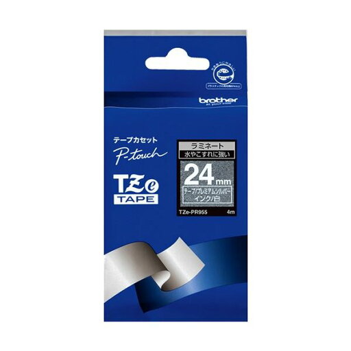 BROTHER ブラザー ピータッチ TZeテープ おしゃれテープ プレミアムタイプ 24mm プレミアムシルバー / 白文字 TZE-PR955 1個 【×5セット】 【 まとめ買い お買い得 業務用 割引 オフィス用品 文房具 事務用品】 ラベルシール・プリンタ BROTHER ブラザー ピータッチ TZeテープ おしゃれテープ プレミアムタイプ 24mm プレミアムシルバー / 白文字 TZE-PR955 1個 【×5セット】 【 まとめ買い お買い得 業務用 割引 オフィス用品 文房具 事務用品】 ラベルシール・プリンタ