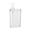 スリム ディスペンサー / 詰め替えボトル 【850ml クリア】 広口 大容量 バス用品 【48個セット まとめ買い セット】 【お徳用 まとめ買い お買い得 業務用 割引 セット販売】