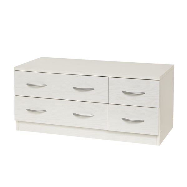 ブルーム ローチェスト ホワイトオーク チェスト タンス リビング収納 衣類収納 引き出し リビングボー..