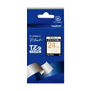 【お買い得 まとめ買い 】 ブラザー ピータッチ TZeテープ おしゃれテープ プレミアムタイプ 24mm プレミアムホワイト/金文字 TZE-PR254 1個...