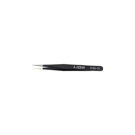 【まとめ買い セット販売】 精密ピンセット(電解防錆黒色皮膜) ESD-10 【×5セット】 【まとめ買い セット販売】 精密ピンセット(電解防錆黒色皮膜) ESD-10 【×5セット】