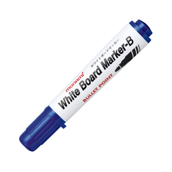 モナミ ホワイトボードマーカーB 丸芯 青 10502 1本 【×100セット】 【お徳用 まとめ買い お買い得 業務用 割引 セット販売】 日用品雑貨・文房具・手芸 文房具・事務用品 文具 オフィス用品 文房具 事務用品 ホワイトボード・白板
