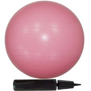 【10個セット まとめ買い】 エクササイズボール 55cm ピンク 【お徳用 まとめ買い お買い得 業務用 割引 セット販売】
